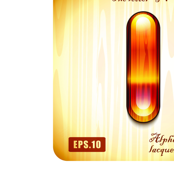 木字字母矢量图09