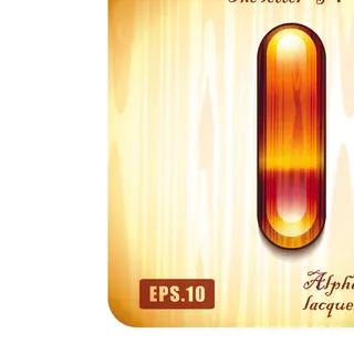 木字字母矢量图09