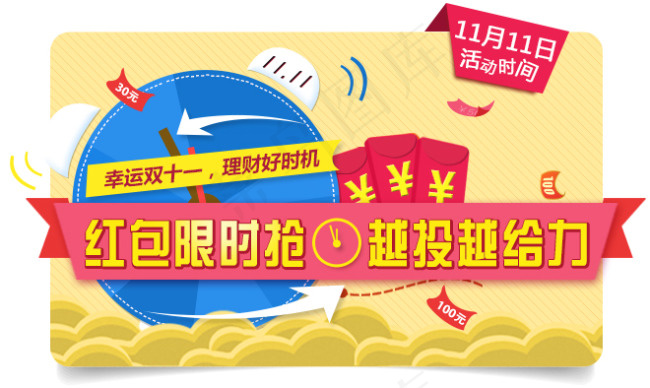 金融轮播bannerpsd模版下载