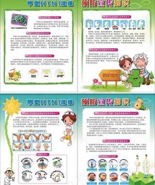 甲型H1N1流感宣传图片