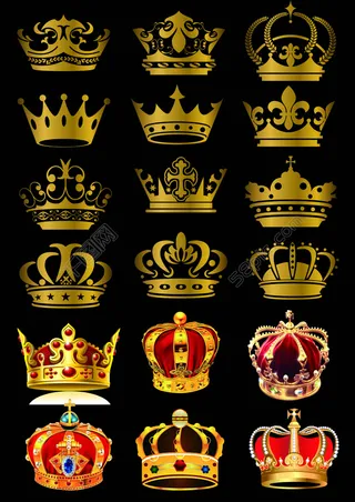 奢华皇冠PSD分层素材