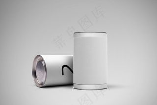 圆筒粮食食品罐头包装样机