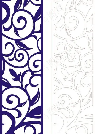 雕花 隔断 矢量 花格 背景墙 欧...