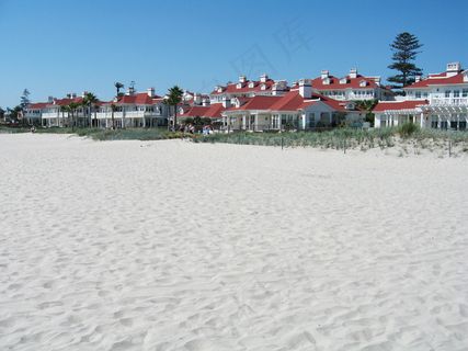 沙滩别墅区图片