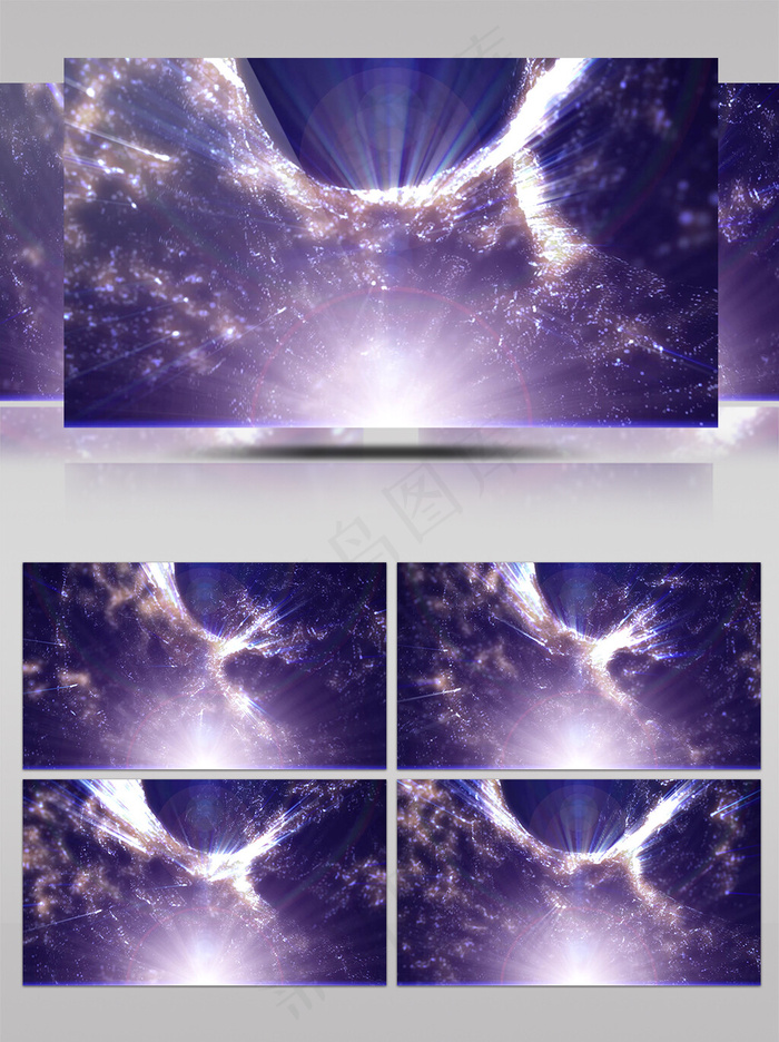 4K大气震撼粒子宇宙星云空间背景