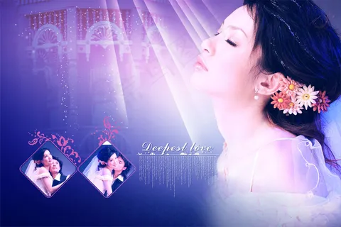 最浪漫的事-免费婚纱PSD素材(7... 最浪漫的事-免费婚纱PSD素材(7...