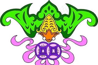 吉祥图案 中华传统图案 动物装饰图案 矢量素材 CDR格式_0008