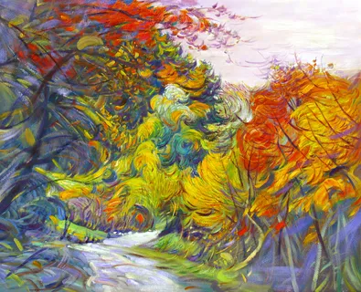 秋林小道图片 秋林小道图片