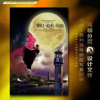 梦幻追求自由海报