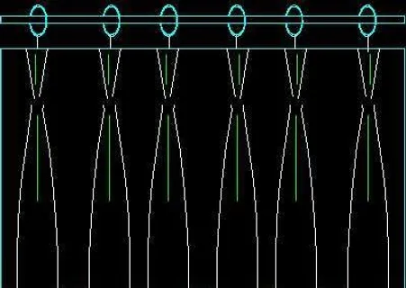 窗帘CAD图块素材7