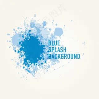 蓝色斑点的背景矢量