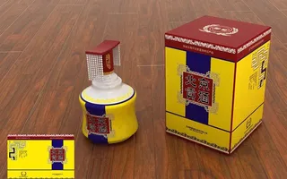 北京贡酒包装（展开图）图片