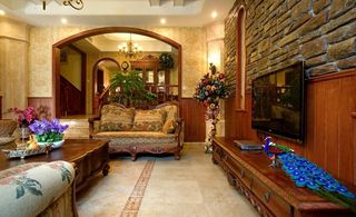 奢华会客厅图片