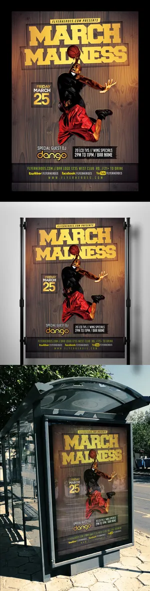 创意篮球比赛篮球俱乐部海报设计