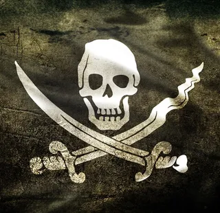 海盗骷髅标志酷壁纸