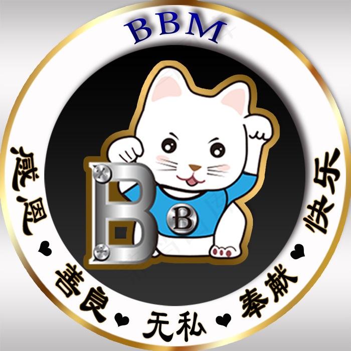猫logo头像(591X591(DPI:299))psd模版下载