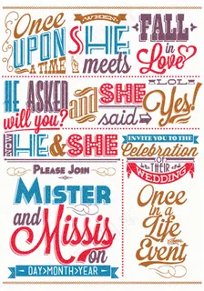 婚礼艺术字设计图片