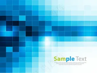 摘要方形像素马赛克背景