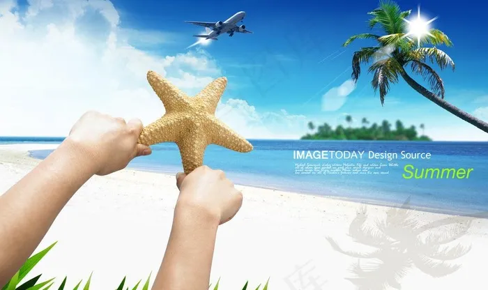 海边素材设计图片