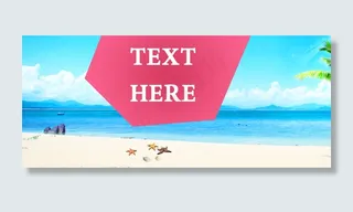 防晒霜泳装夏日清凉时尚促销