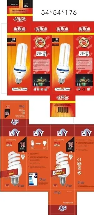 节能灯包装设计图片