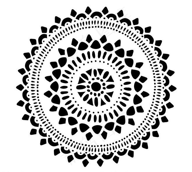 花纹 圆形 欧式图片
