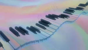 梦幻钢琴图片