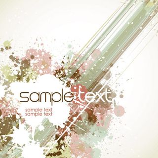 喷墨时尚绚丽彩色 矢量 背景 底纹