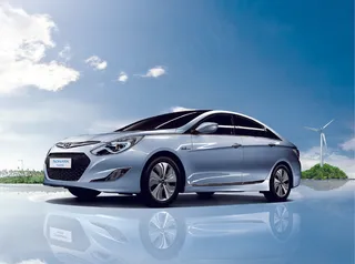 索纳塔混合动力图片