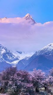 雪峰高清摄影图片