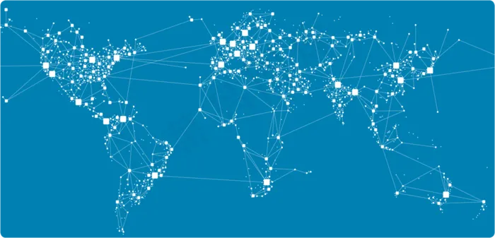 简洁线条世界地图ai矢量模版下载