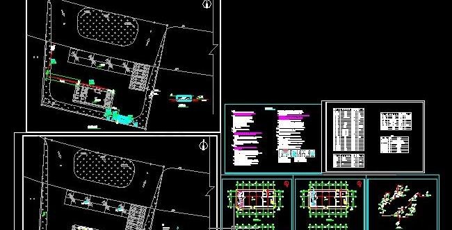 全套加油站给排水 消防施工图