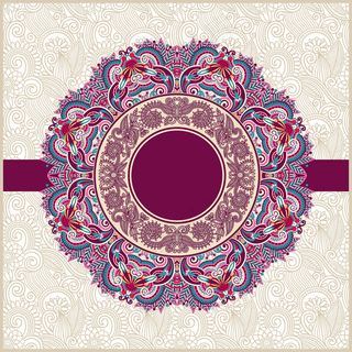 精美古典花纹底纹背景矢量素材