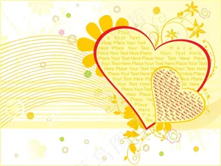 黄色背景摘要说明