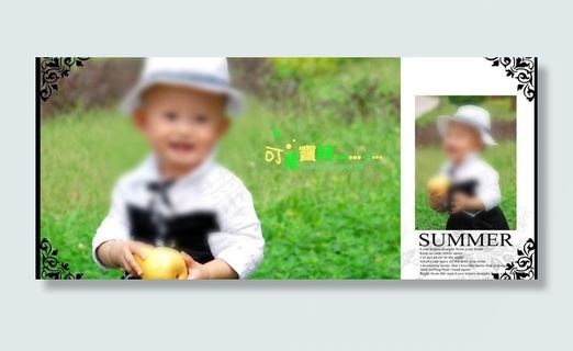 儿童艺术照图片