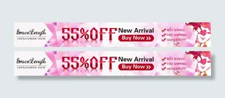 psd源文件母亲节店招素材红色时尚简约