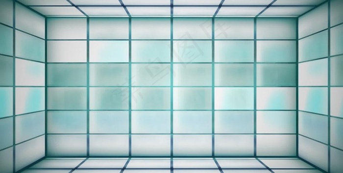 立方体空间高清视频素图片