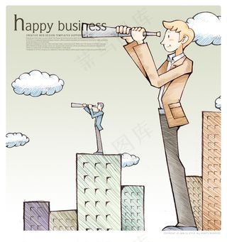 卡通人物 商业人物 分层素材 PS...