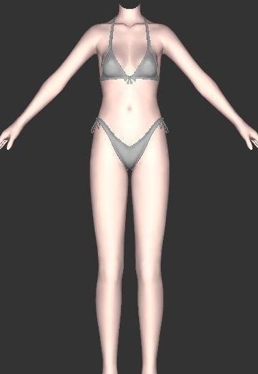 纹胸 三角裤 01_11 箱娘服装