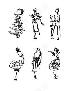 6款时尚女装设计图 6款时尚女装设计图