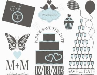 婚礼请柬背景图片