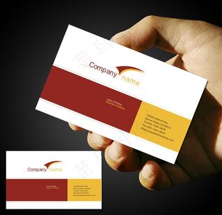 经典大气高档简约名片