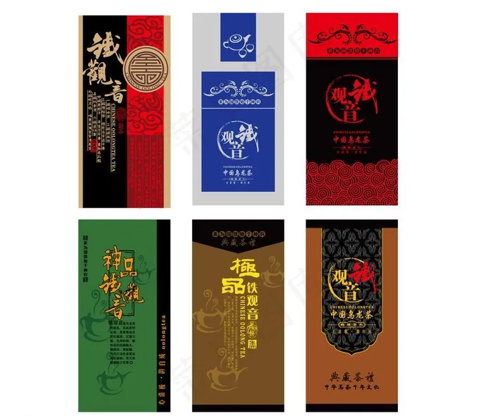 茶叶泡袋版面图片ai矢量模版下载