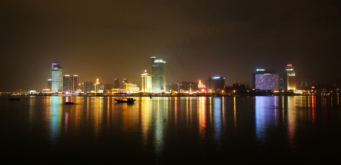 鼓浪屿夜景图片