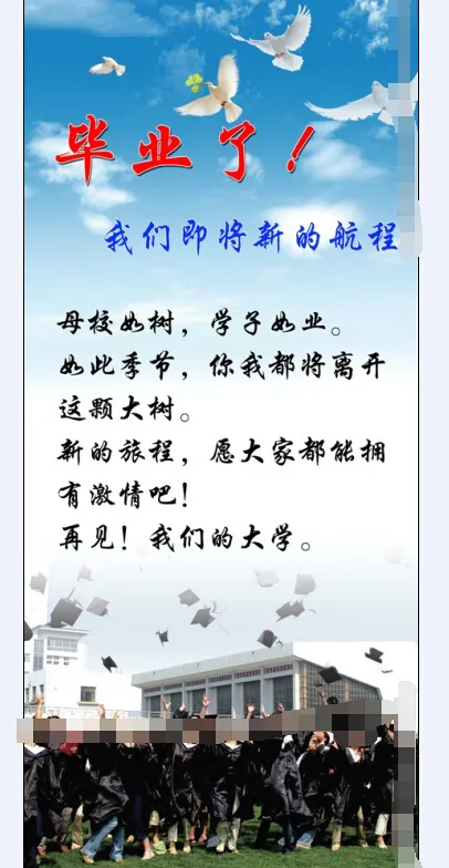 毕业展架