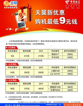 天翼新优惠图片