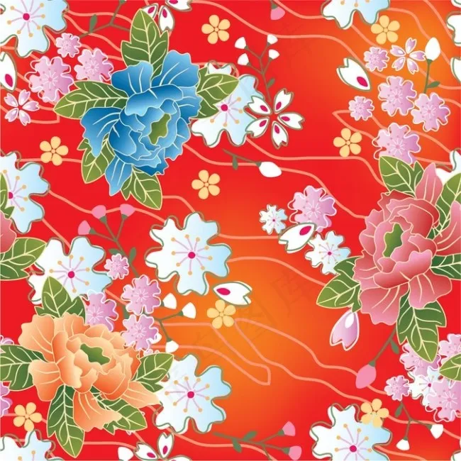 花矢量背景图ai矢量模版下载