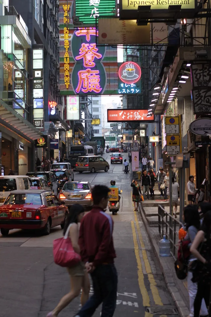 香港商业街图片
