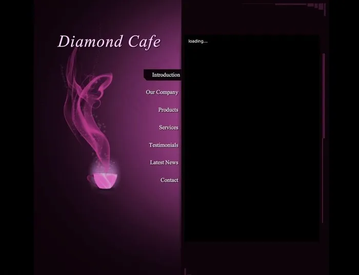 紫色背景网站导航素材图片