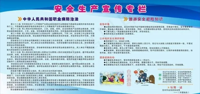安全生产专栏图片cdr矢量模版下载